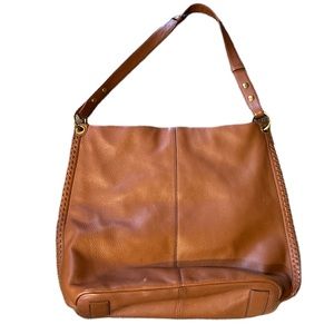 HOBO Tan Leather Shoulder Bag